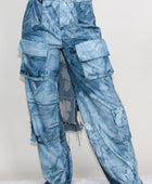 Moto Tie Dye Cargo Pants