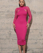 Java's Fashions Boutique  Dresses SM / Pink Amara Midi Dress