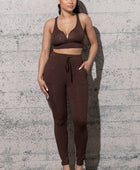 Melrose with Love Matching Sets Brittney Ribbed Three Piece Pants Set