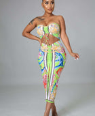 Java's Fashions Boutique  Matching Sets SM / Lime Make Me Royal Skirt Set