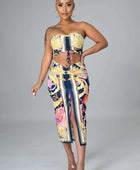 Java's Fashions Boutique  Matching Sets SM / Navy Make Me Royal Skirt Set