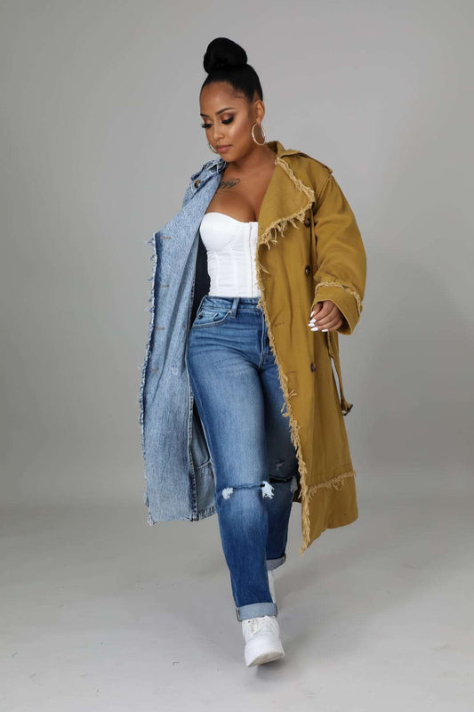 Java's Fashions Boutique  Outerwear SM Fall Essential Trench Coat