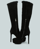 Rag Company SALDANA Convertible Suede Leather High Boots